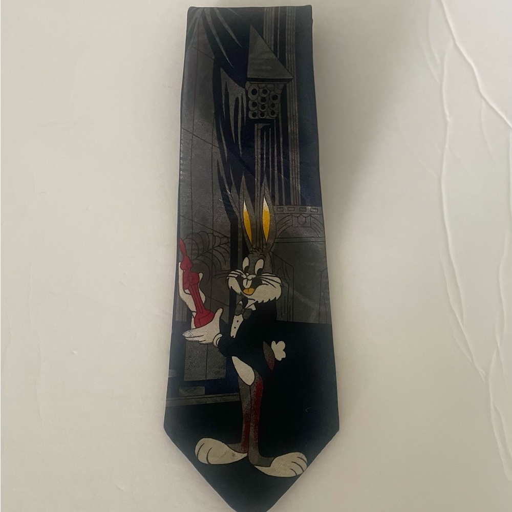 Warner Bros. Bugs Bunny Men's Tie - Black